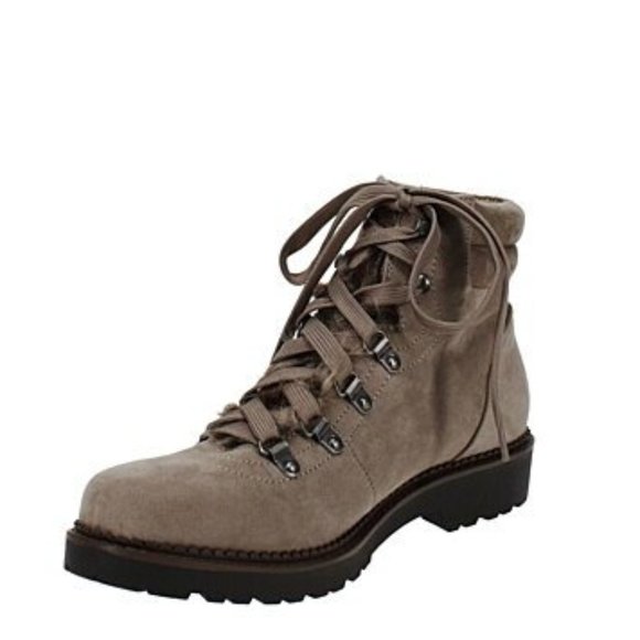 ESPRIT Cassia Lace Up Boot in Light Taupe Size 6.5 - Picture 2 of 6